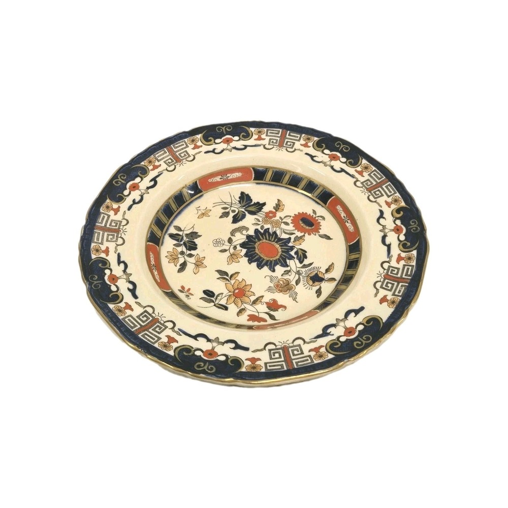 Antique 1930s Mason's Ironstone England Mandarin Plate Se Of 2 Excellent